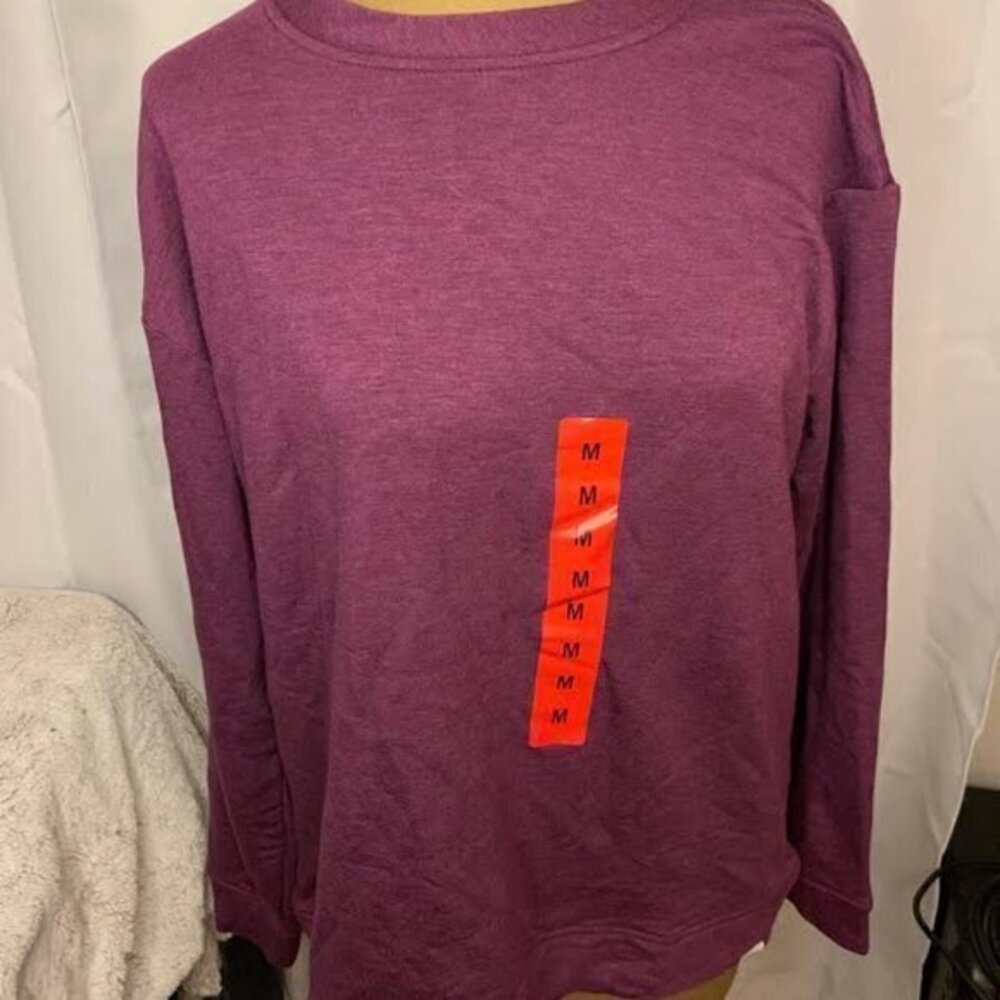 Orvis Women's Dropped Shoulder Cozy Pullover, M, Purple (very soft :) )